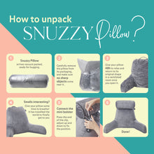 Load image into Gallery viewer, Snuzzy Pillow Bed Reading Pillow
